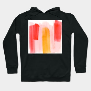 Coral and Yellow #1 Hoodie
